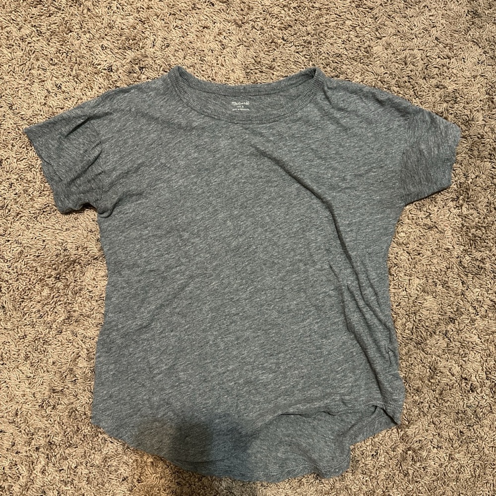 Madewell grey tee size small